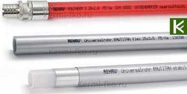 Rehau Stabil и Flex трубы Рехау стабил труба для теплого пола Rehau Rautherm S труба Раутрем С